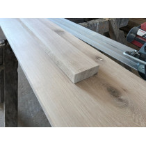 Leiste, Kantholz, Verbindungsleiste, Eiche, unbehandelt, 30x60mm, 100 cm lang 